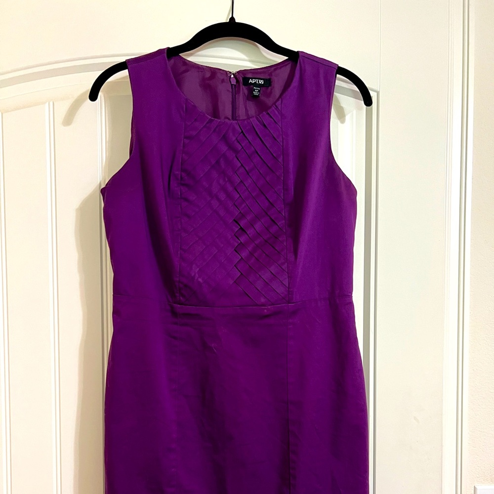 Plum Silk Dress
